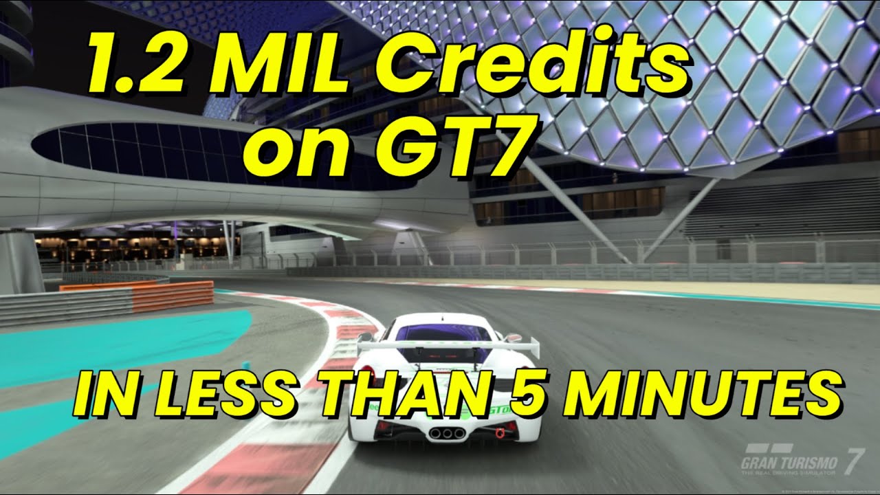 NEW GT7 Credit Builder!! The easiest 1.2 MILLION You will ever make!