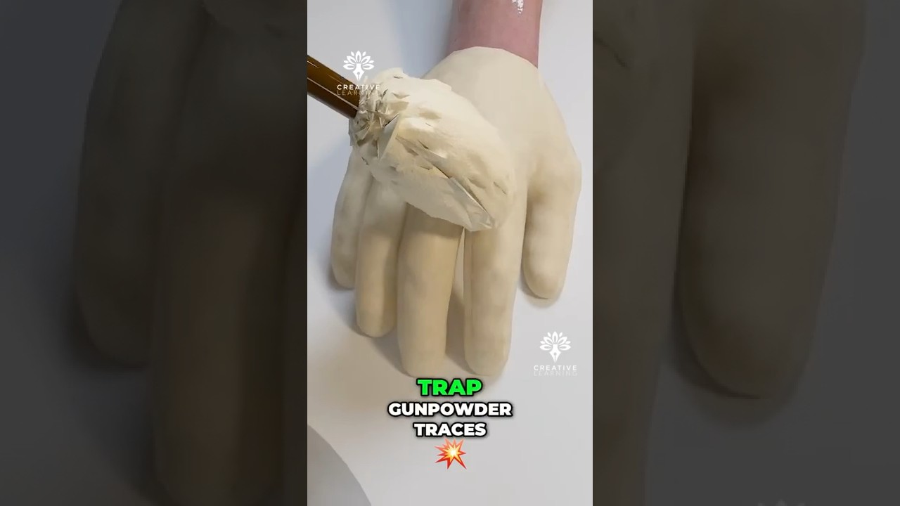 Paraffin Wax Test Explained Casts Catch Gunshot Residue on Hands! #short - Creativelearning3d