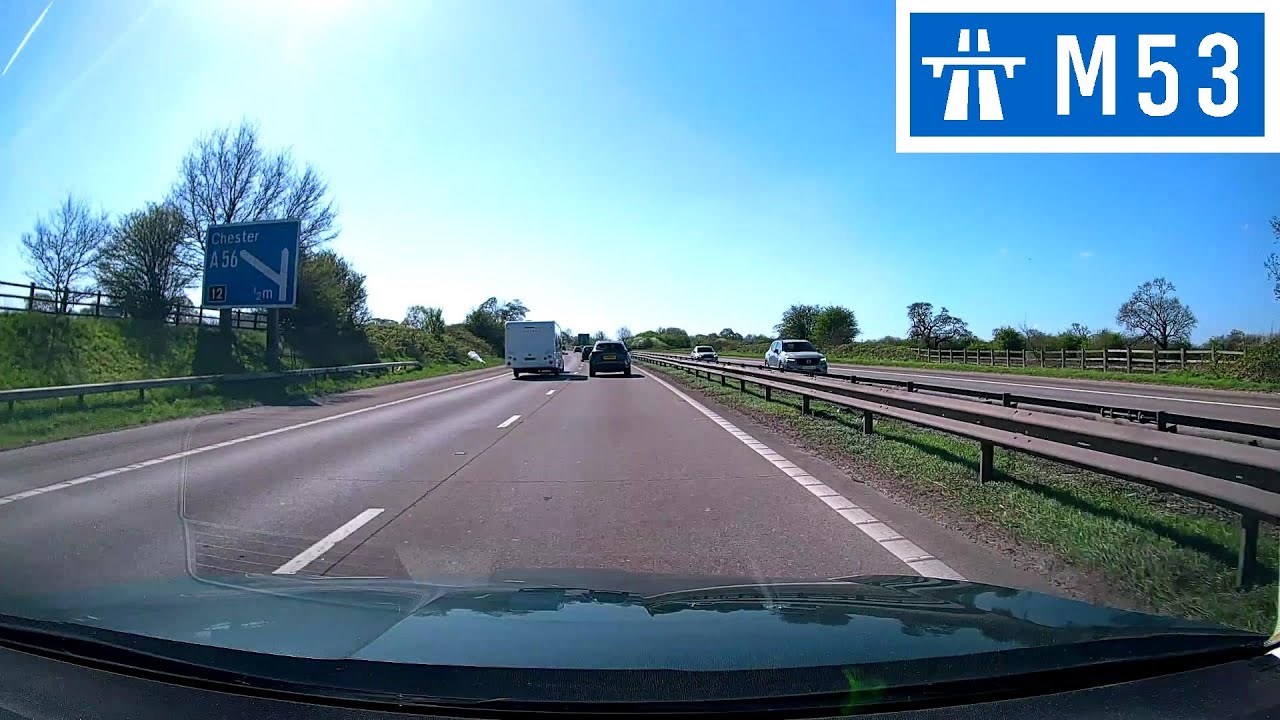 M53 Motorway - J11 (M56 motorway - Stoak) to J12 (Chester A55/A56)