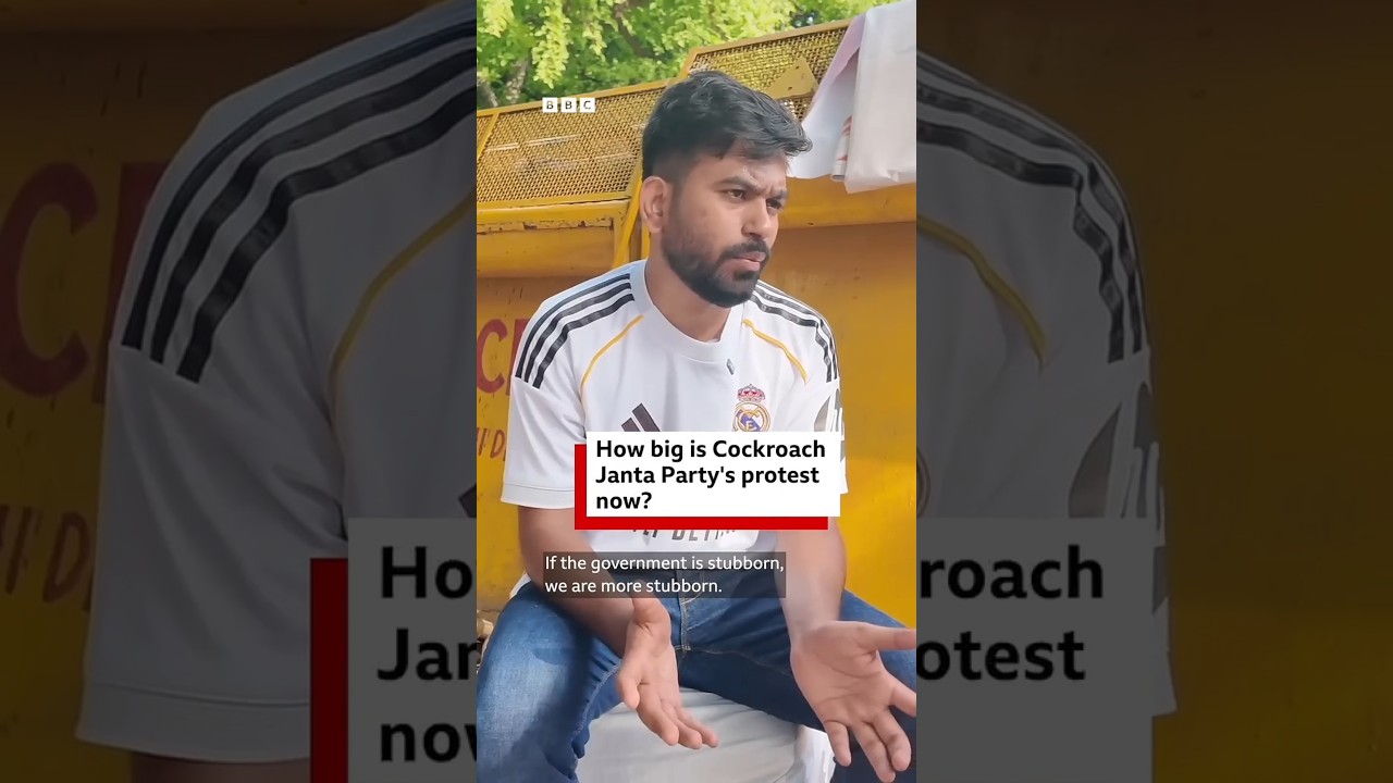 How big is Cockroach Janta Party's protest now? | BBC News India