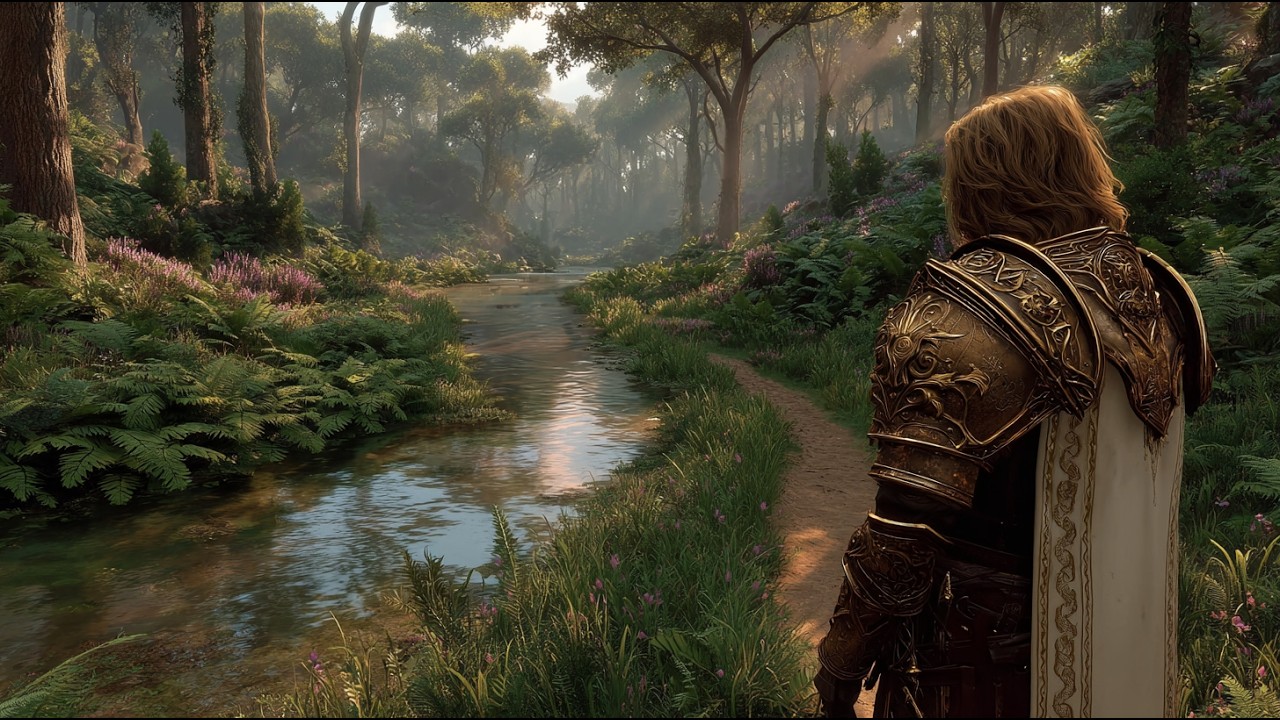 The Emerald Path of the Wandering Knight | Medieval Fantasy Music & Animated Ambience