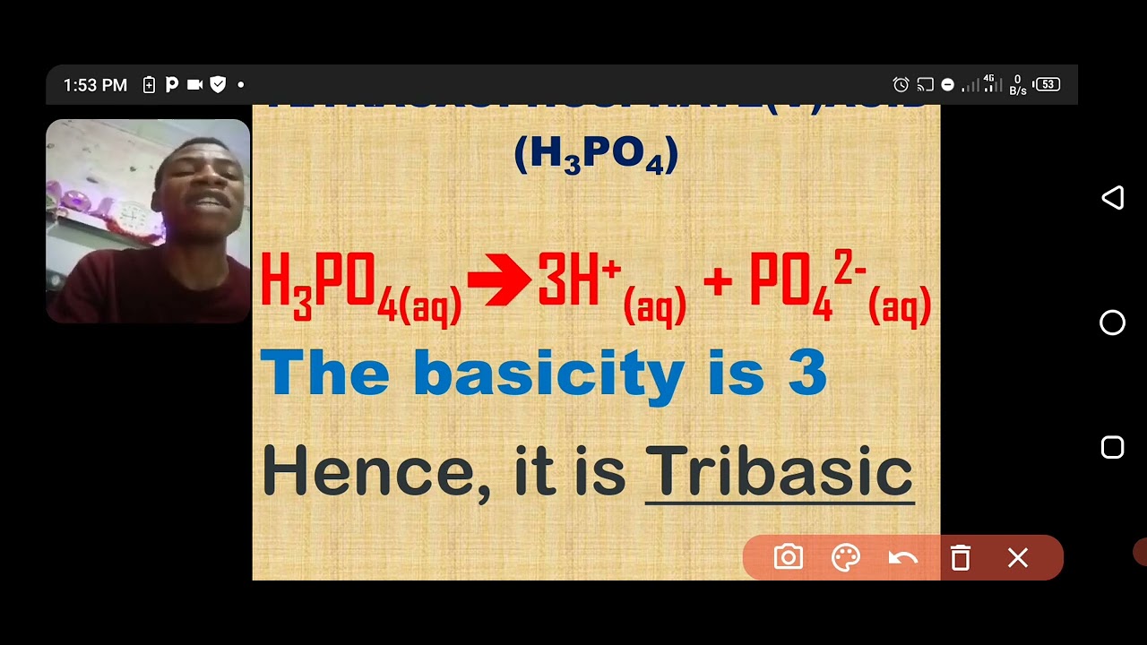LESSON 3: BASICITY OF AN ACID