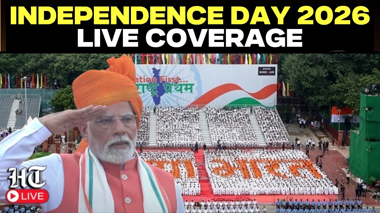 Independence Day 2026 Celebrations LIVE: PM Modi Speech From Red Fort | 80th Independence Day LIVE