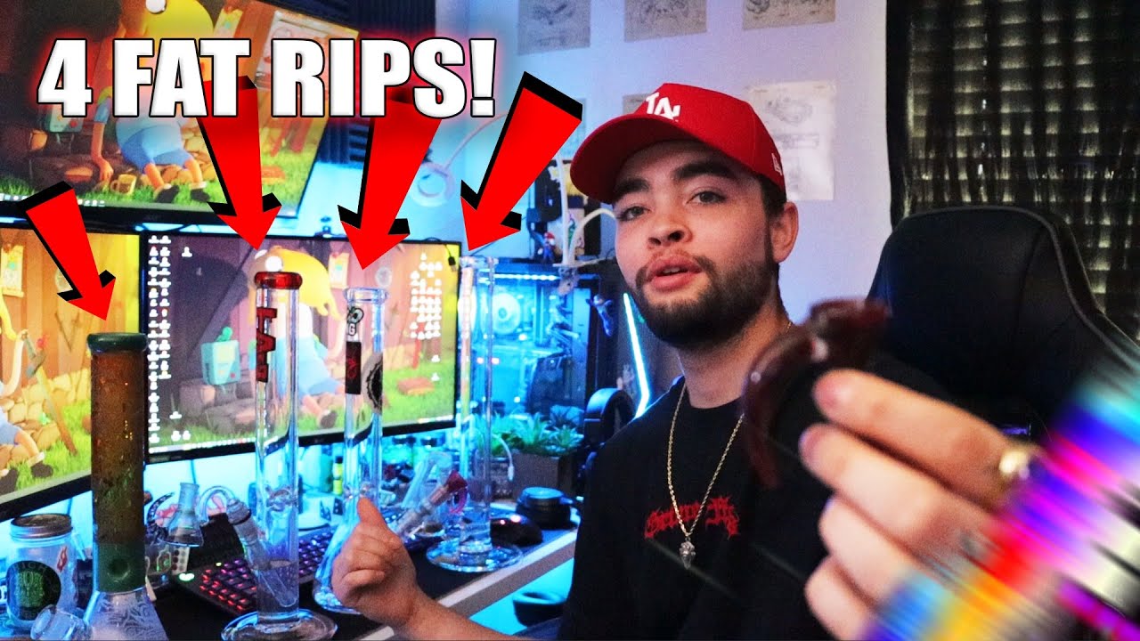 4 FAT BONG RIPS! (kief clips)