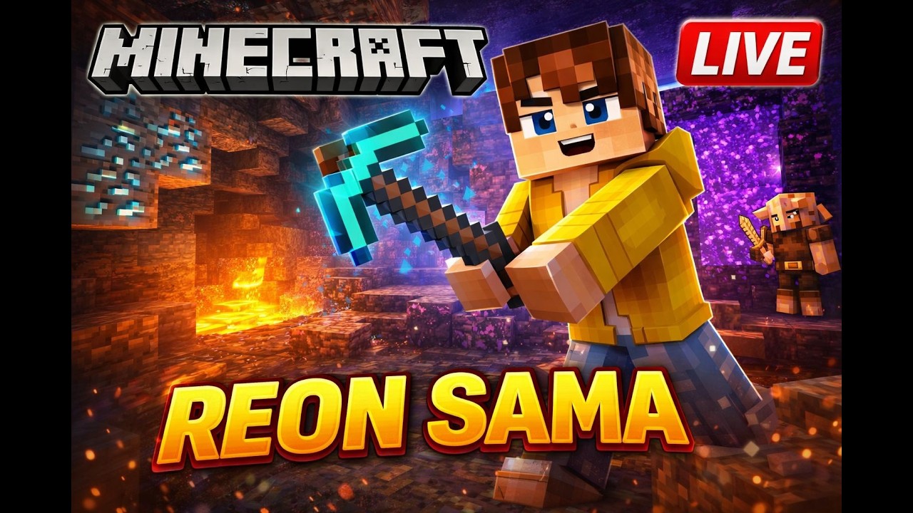 🔴Exploring new world of minecraft | Reon Sama