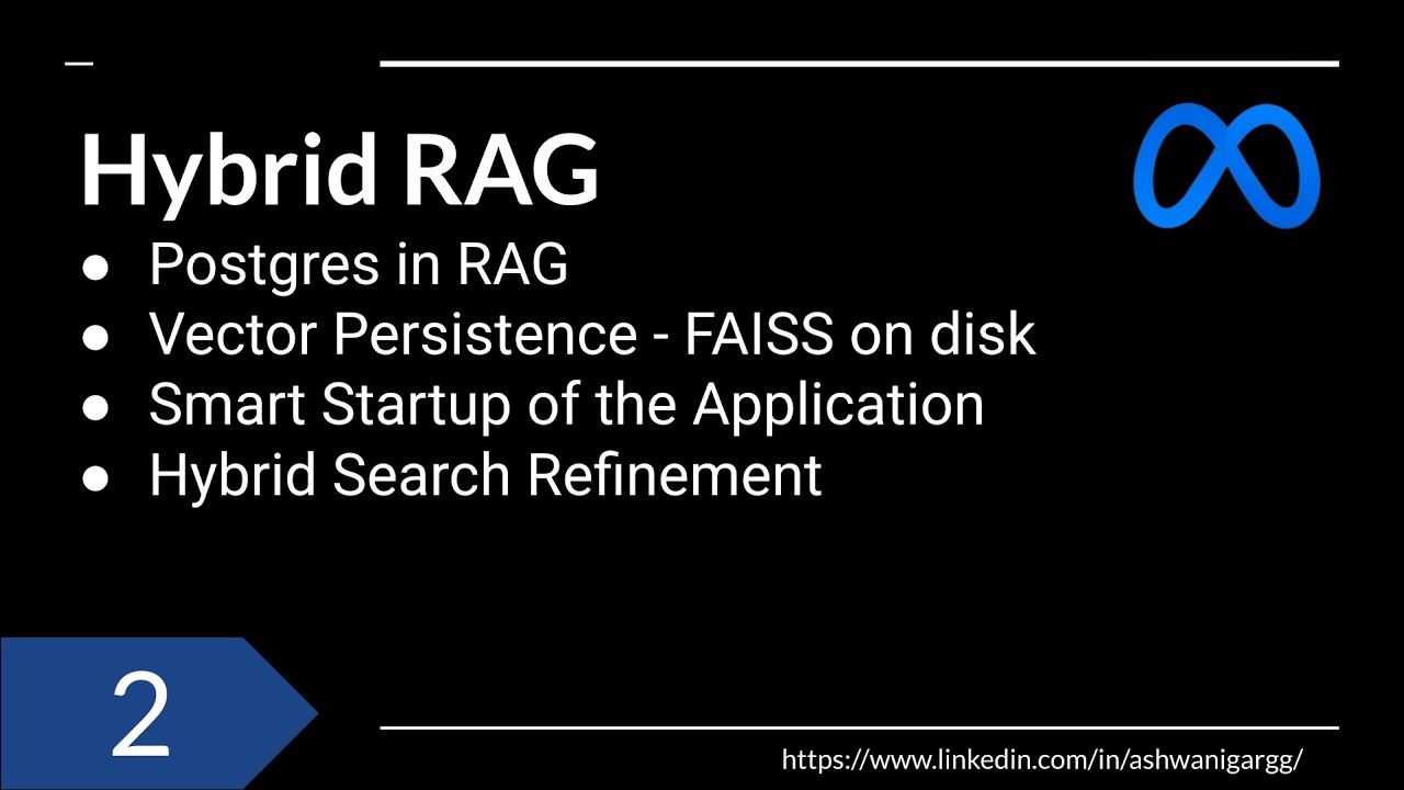 Persistent Hybrid RAG: Adding PostgreSQL & FAISS Storage in Hindi  (Part - 2)