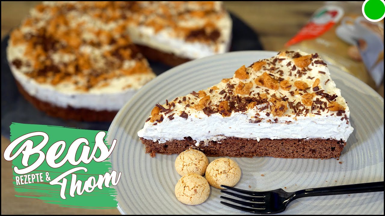 Cappuccino Torte mit knuspriger Krümeldecke - Kaffeekuchen