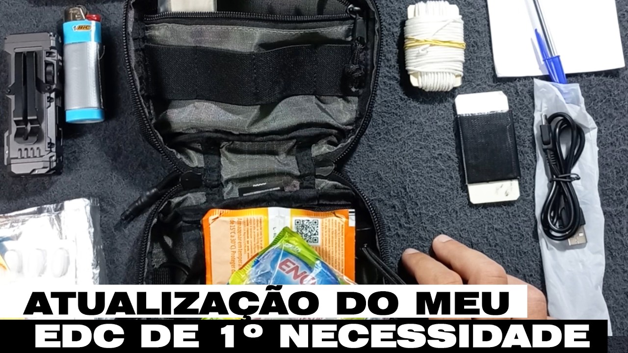 ATUALIZAÇÃO do meu EDC de PRIMEIRA NECESSIDADE no bolso Medium (Wolf Attack)