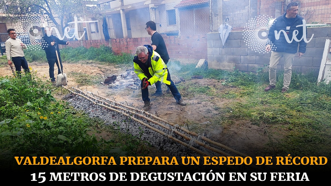 VALDEALGORFA prepara UN ESPEDO de RÉCORD GUINNESS