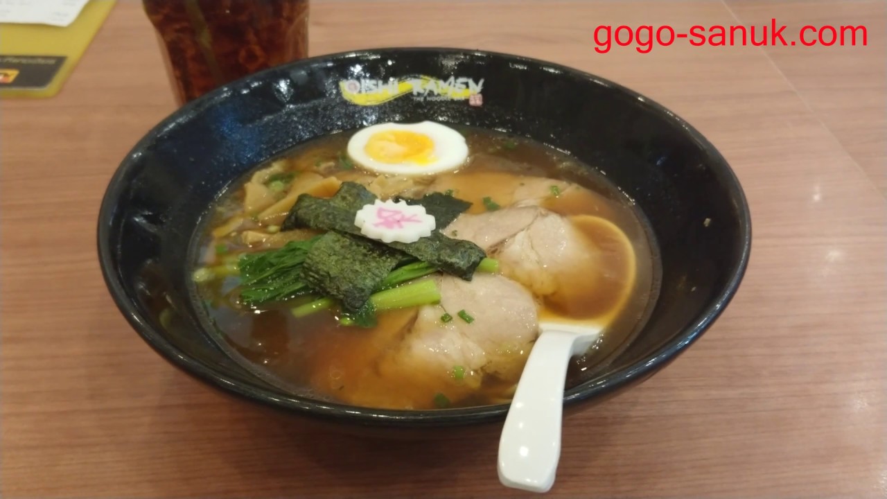 Eating in Pattaya Ramen Oishi Ramen-Central Festival Pattaya