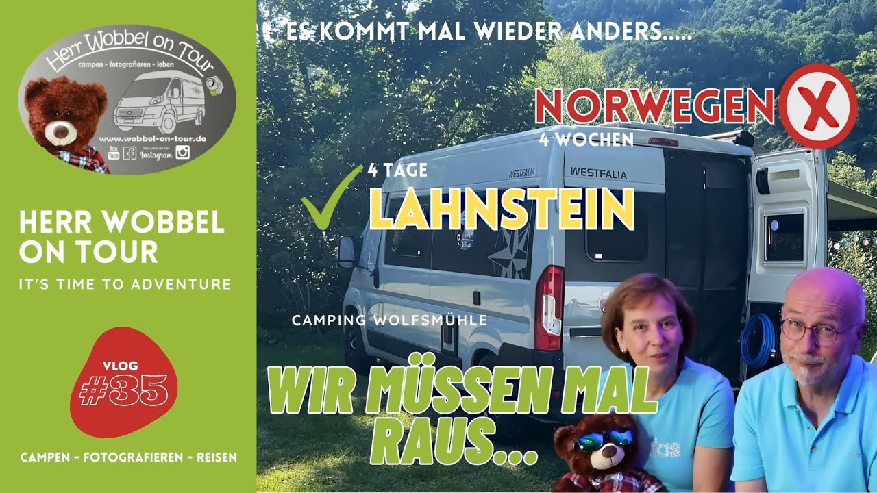 Leider! Camping Wolfsmühle anstatt 4 Wochen Norwegen