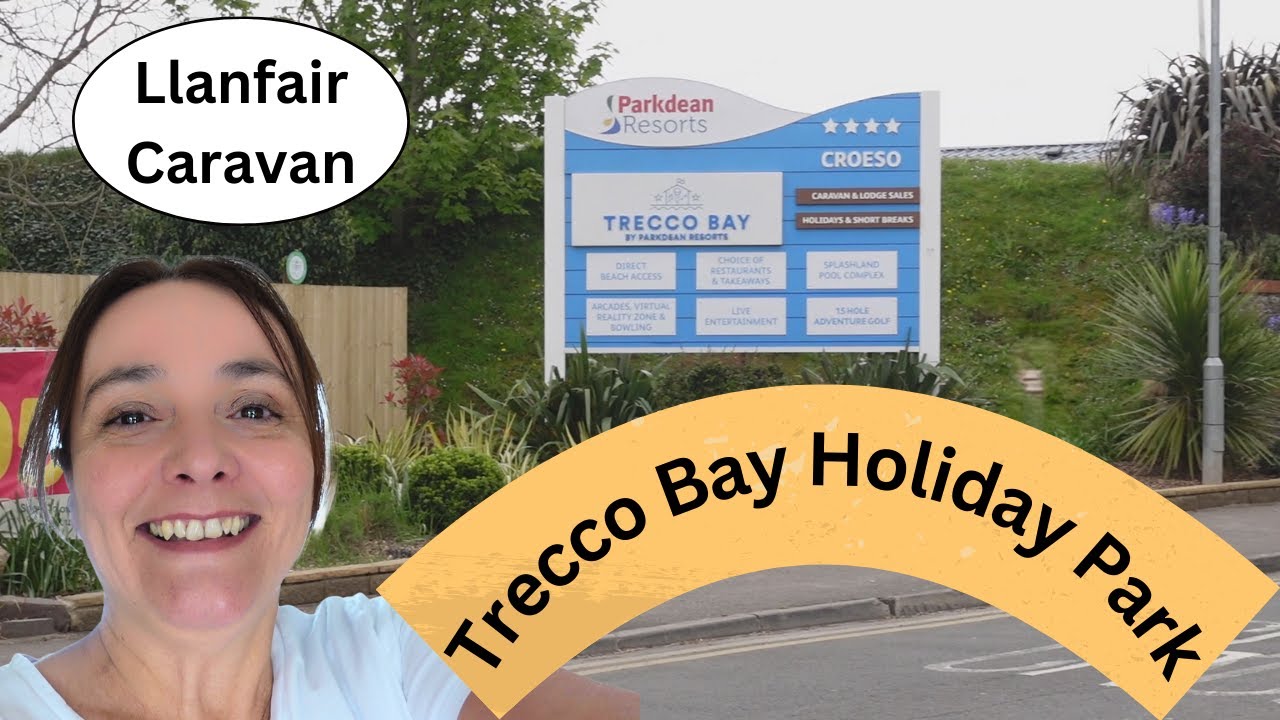 Trecco Bay in Porthcawl (South Coast of Wales) Staying in a Llanfair, 8 Berth, 3 Bedroom Caravan