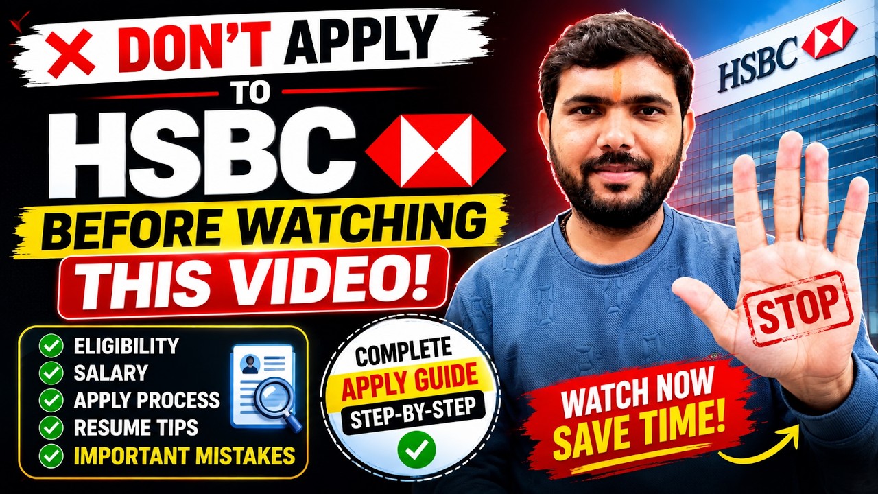 Don't Apply to HSBC Before Watching This Video! #jobs #career #hsbcindia #youtube #trending #hiring
