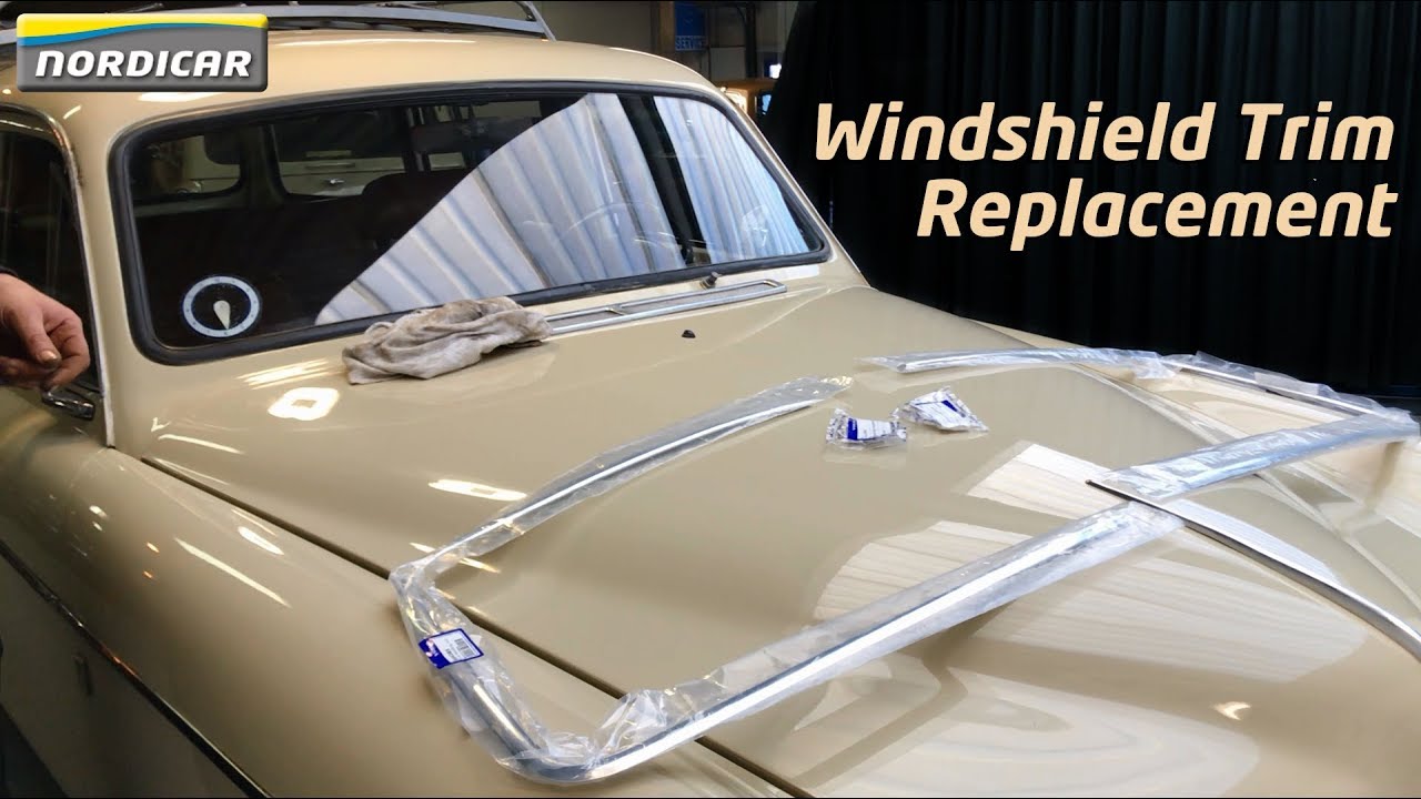 Windshield Trim Removal & Replacement - Volvo Amazon Combi