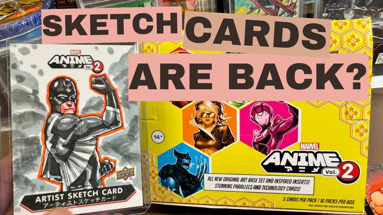 Are sketch cards getting harder to find?? 2023 Marvel Anime Break