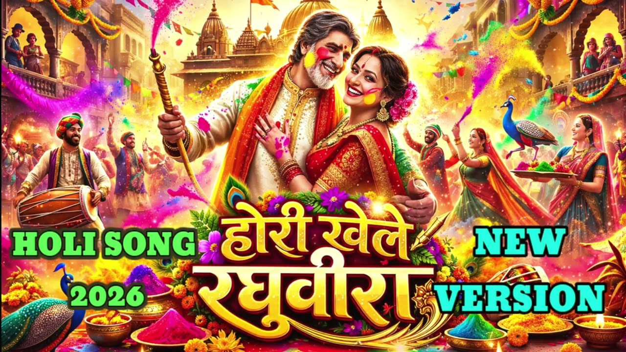 होरी खेले रघुवीरा | Holi Special Song 2026 | Traditional Holi Bhajan | Old Bollywood Folk Holi Song