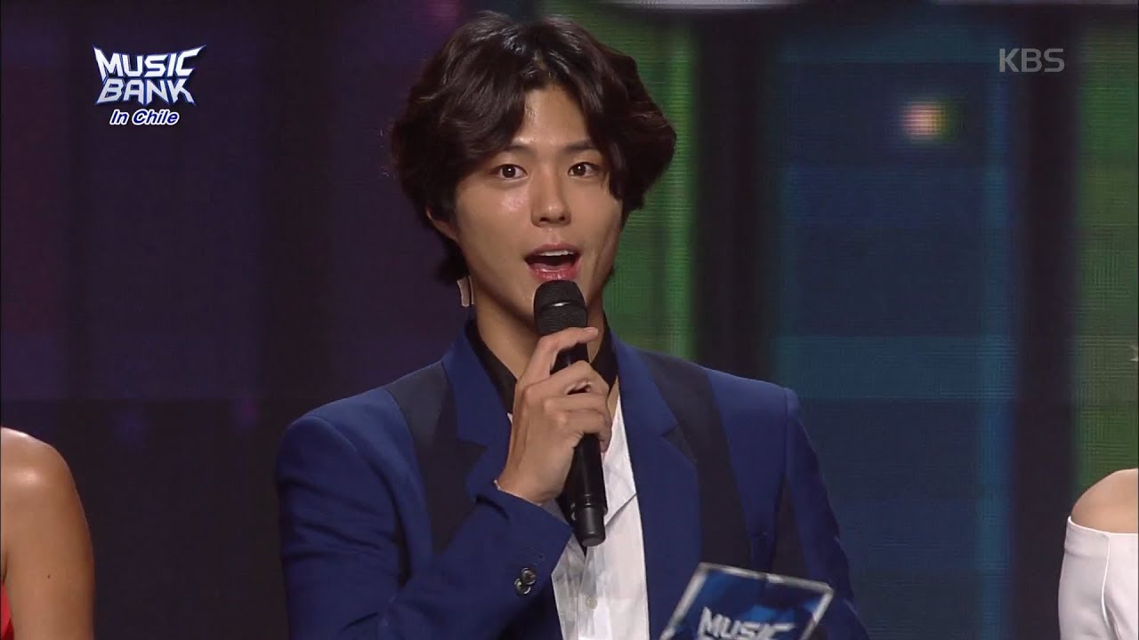 뮤직뱅크 Music Bank in chile  MC 박보검,정연, Steffi와 함께 시작! (Bo gum park, Jeong yoen) 20180411