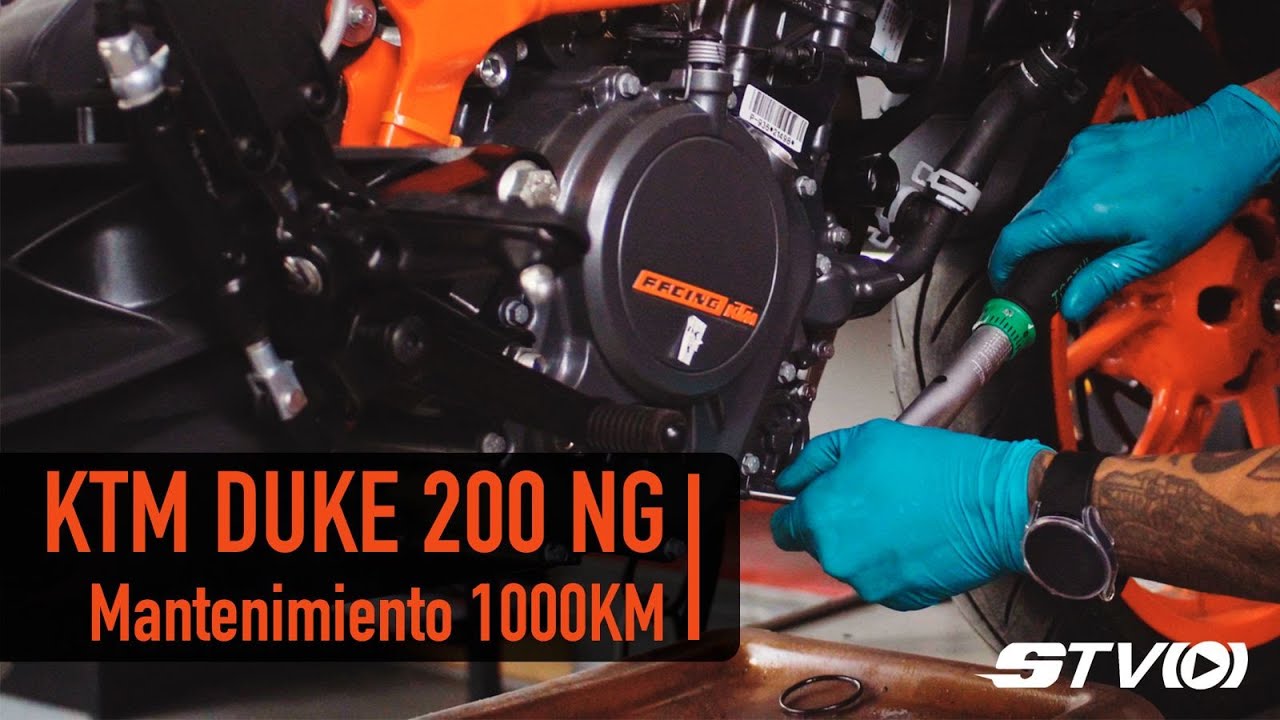 KTM DUKE 200 NG - MANTENIMIENTO 1000KM | Servicio a Detalle