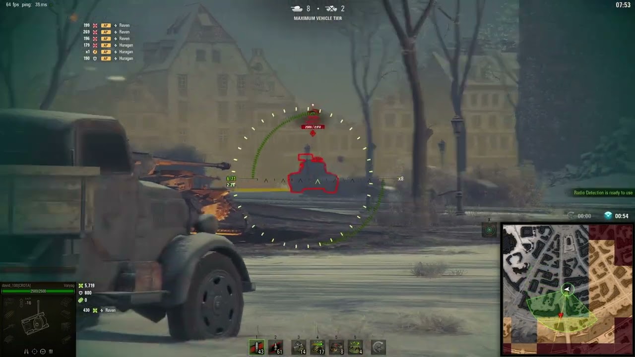 World of Tanks - Steel Hunter: Varyag gameplay on Dreamland – Intense 1v1v1