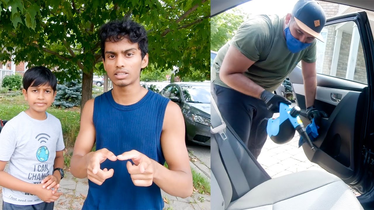 கனடாவில் பள்ளி திட்டம் | Interior Car Wash VLOG in Tamil | VelBros Tamil