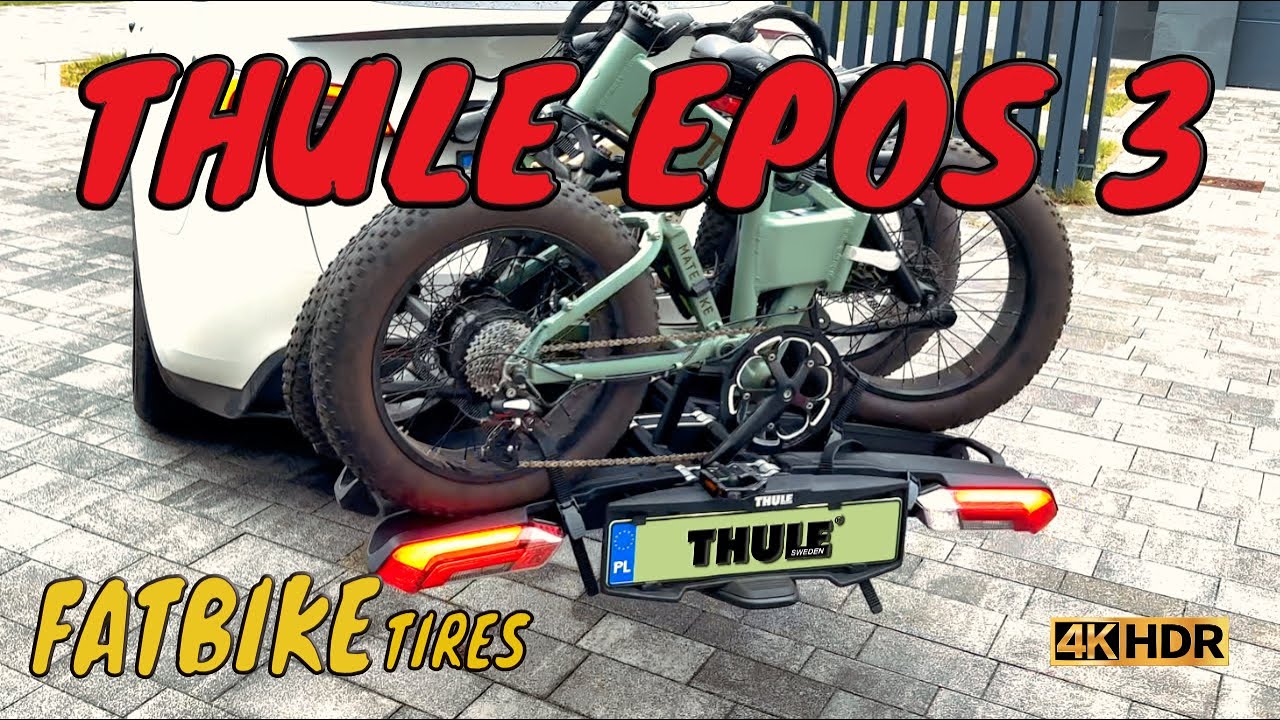 THULE Epos 3 -  Bagażnik samochodowy na rowery z oponami FATBIKE