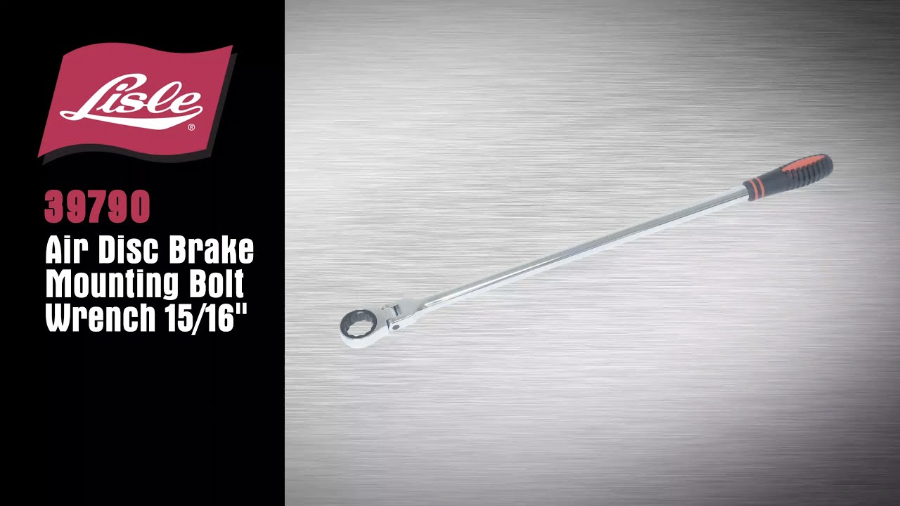 Lisle 39790 Air Disc Brake Mounting Bolt Wrench 15/16