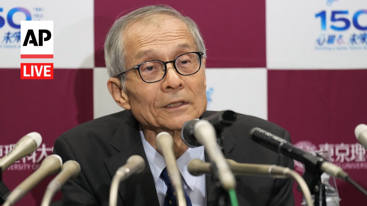 LIVE: Kenso Soai reacts after winning the 2026 Nobel Prize in chemistry
