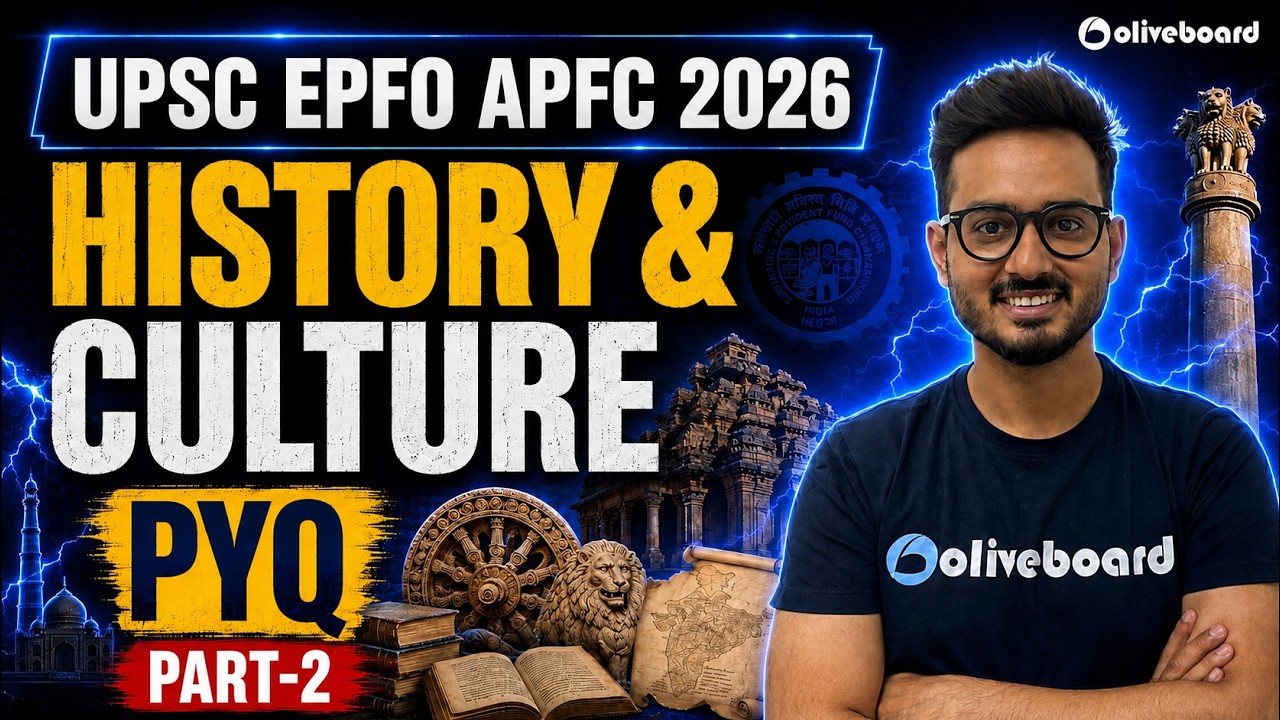 UPSC EPFO APFC 2026 | History & Culture PYQ Analysis | Part-2