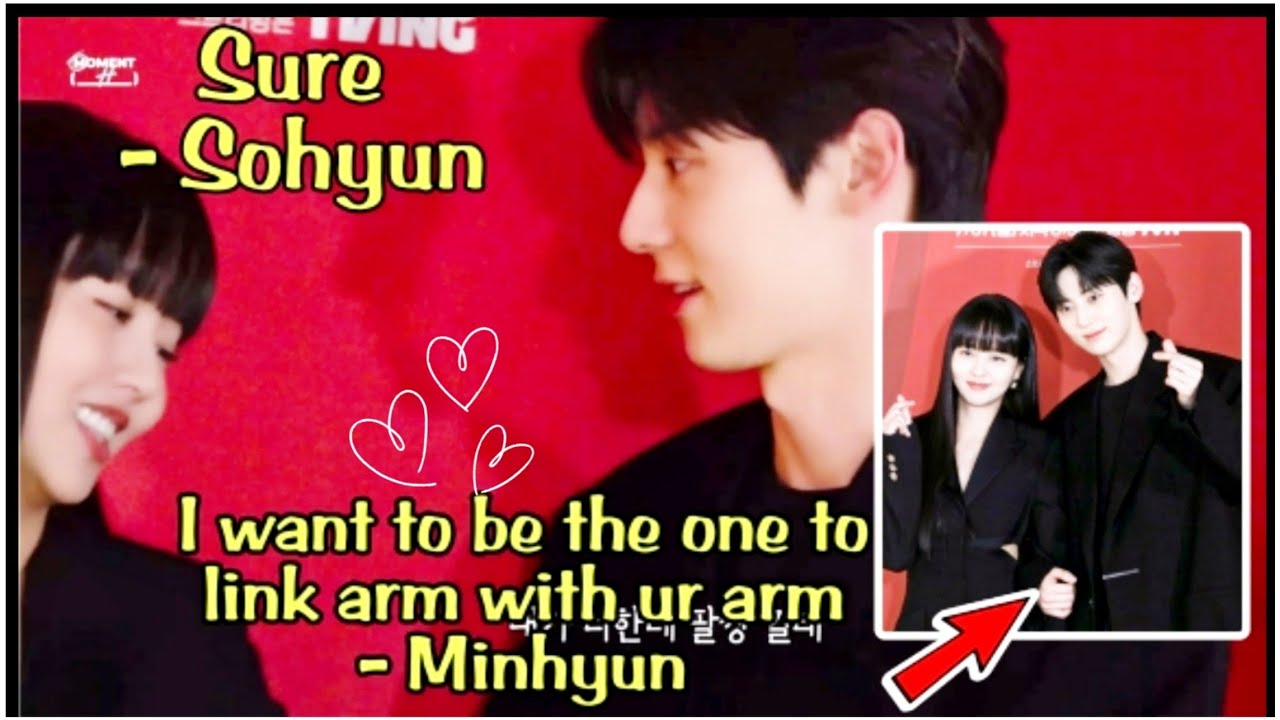 Hwang Min Yun feels comfortable around Kim So Hyun | My Lovely Liar presscon video in Minhyun's vlog