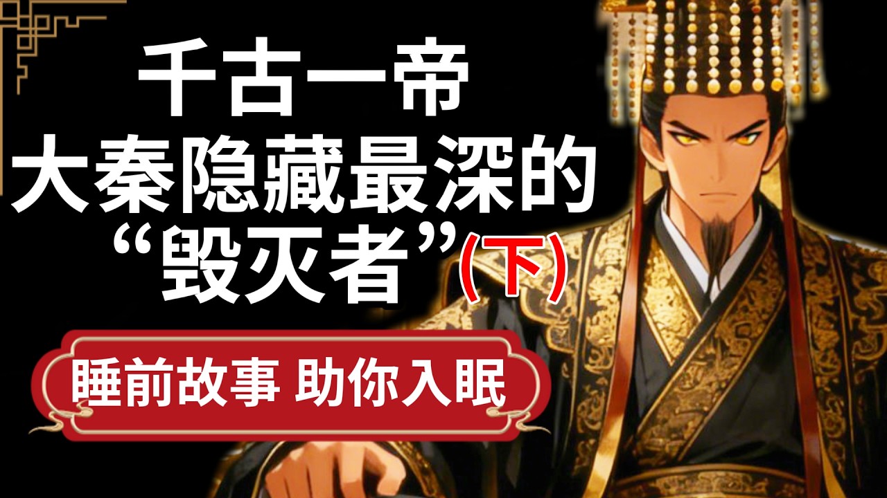【睡眠故事】天降血字、死後竟與臭鹹魚同車！大秦隱藏最深的“終極毀滅者”根本不是項羽劉邦，竟是身為千古一帝的他…#睡前故事 #历史故事 #助眠 #小二講歷史 #秦始皇 #沙丘之謀