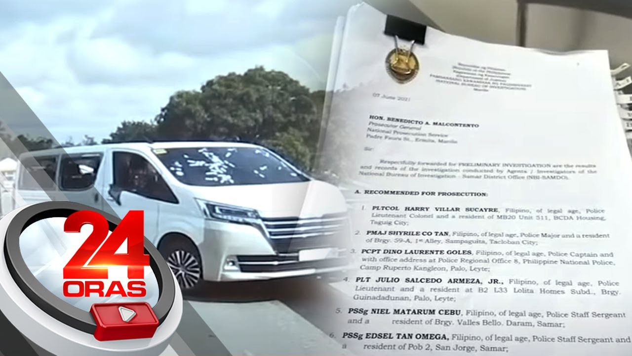 NBI files murder raps vs. policemen in killing of Calabayog mayor Aquino | 24 Oras