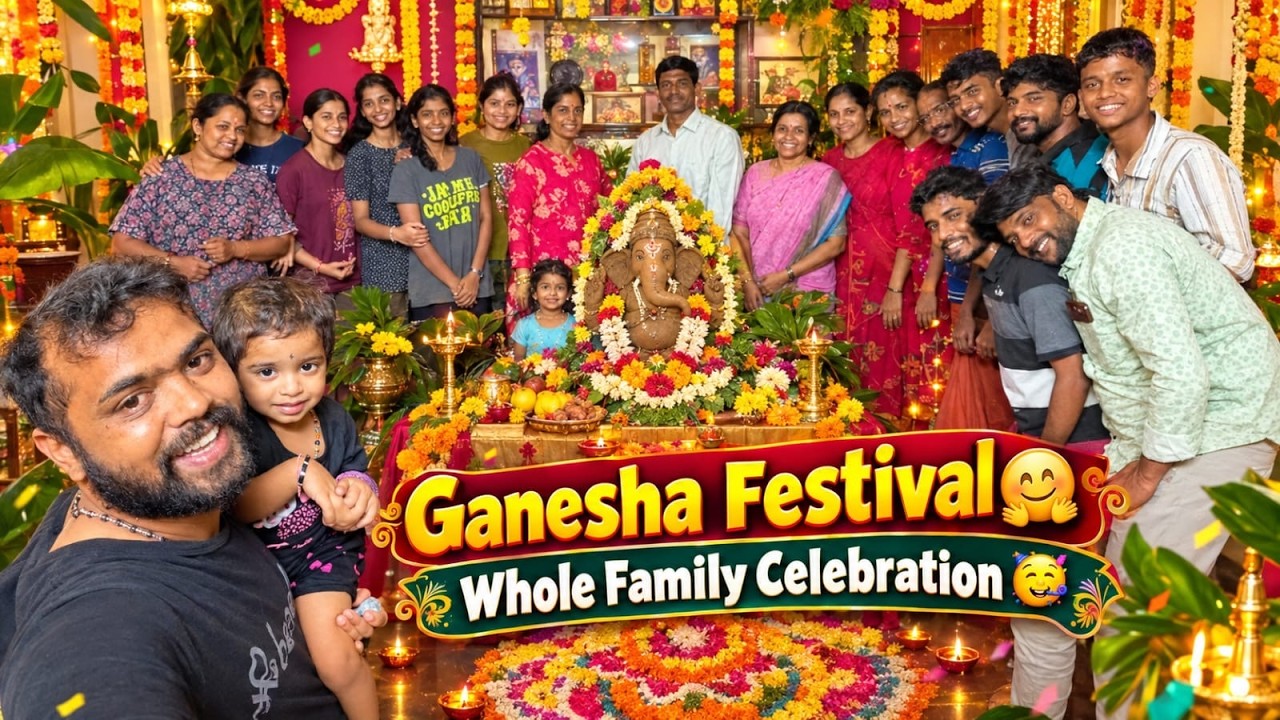 GANESHA FESTIVAL  |  26 Years of Love ❤️ Aanitha & Vasudeva Anniversary | Family Vlog
