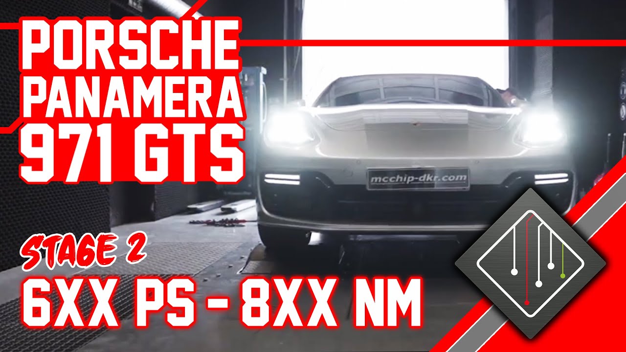 Porsche Panamera 971 GTS Stage 2 | Prüfstand - Logs - Zeiten | mcchip-dkr