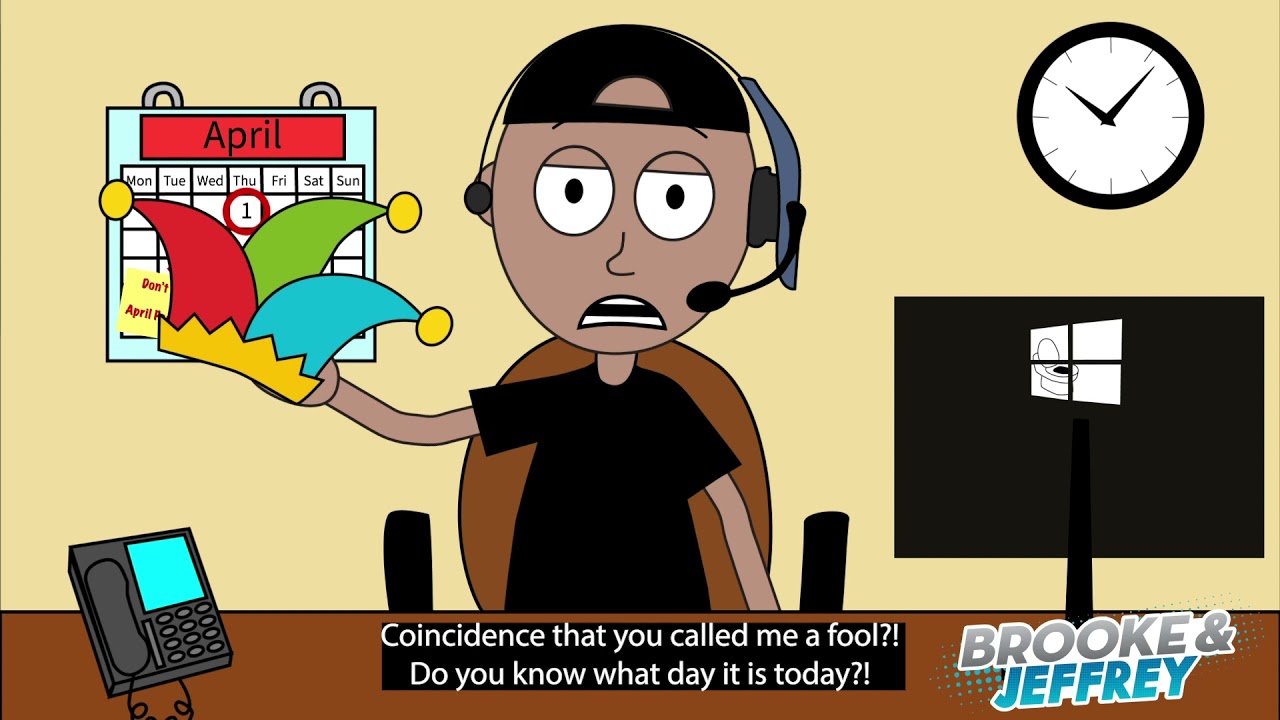 Animated Phone Tap: April Fools At The Bank