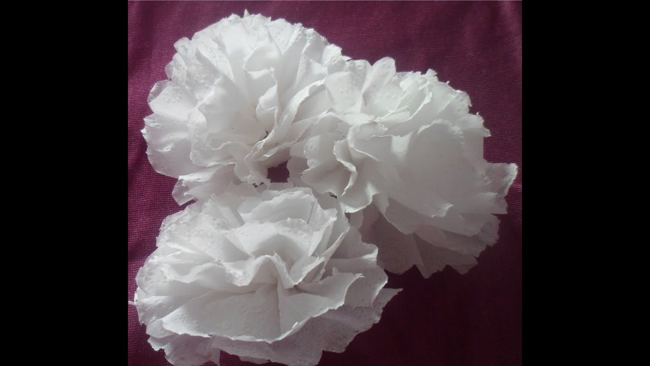 Flor de papel higiênico | Faça você mesmo