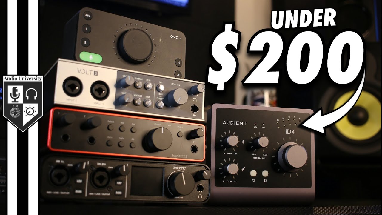 Best Audio Interfaces with a $200 Budget