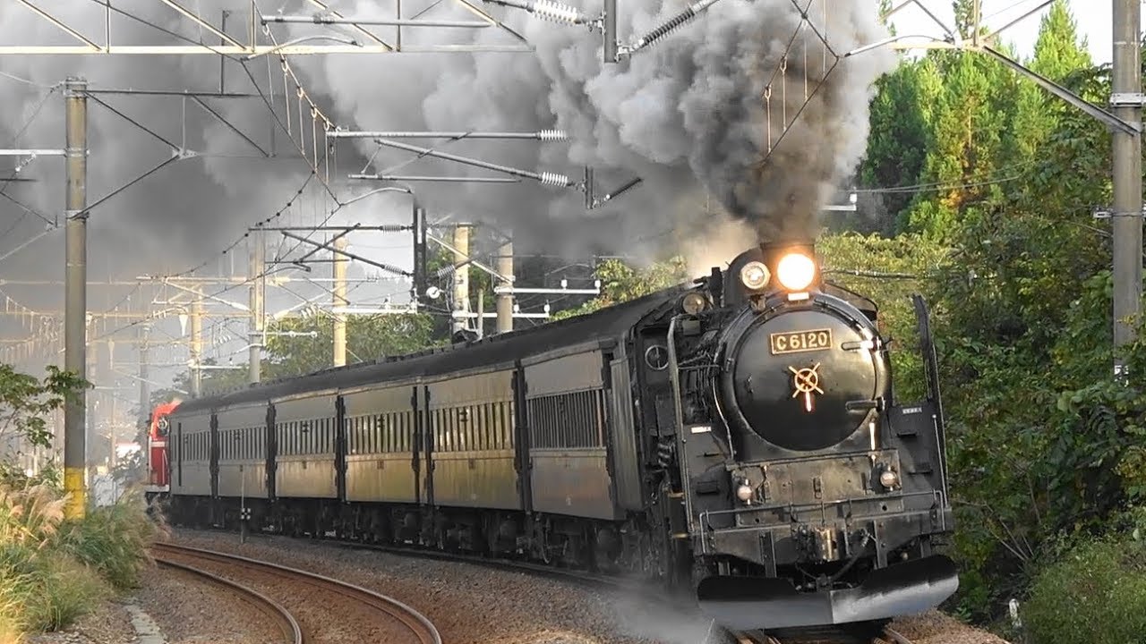 奥羽本線 C61-20 SLこまち号 試運転 E6系並走・入れ替え・連結 秋田～湯沢 Steam locomotive and Shinkansen