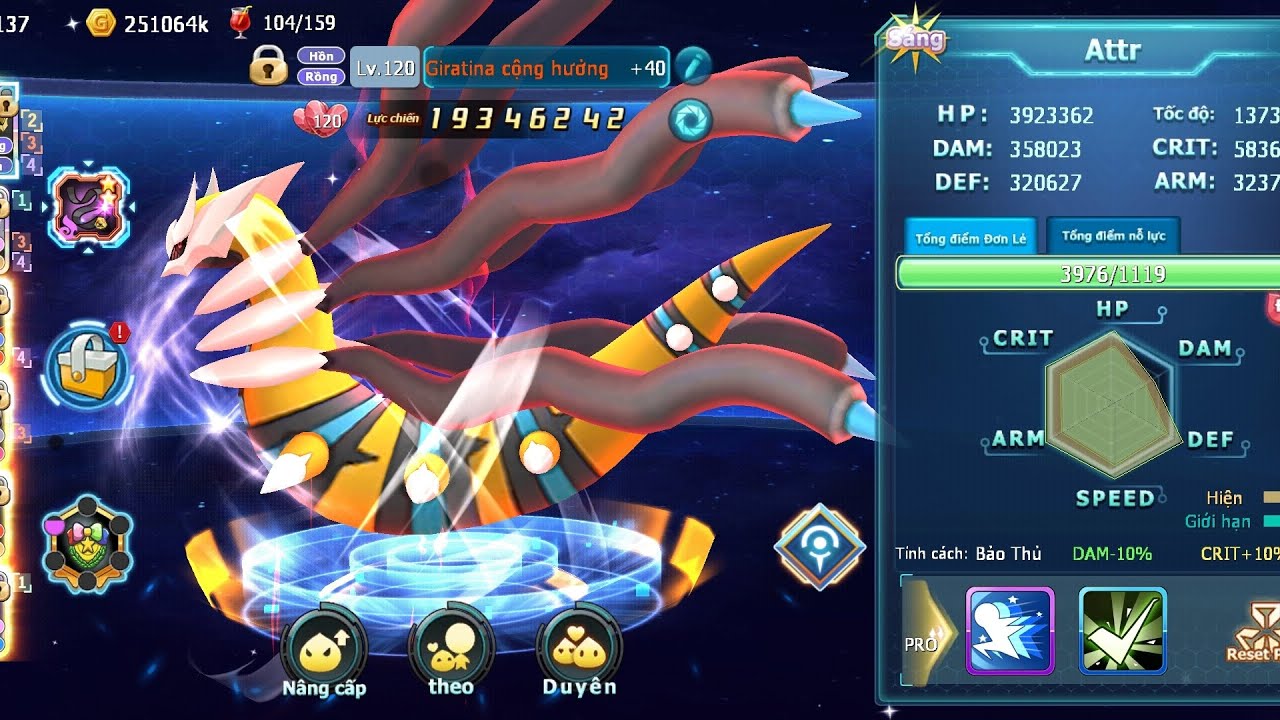 POKE ĐẠI CHIẾN # UpDate X2 Sức Mạnh Cho PR GiRaTiNa