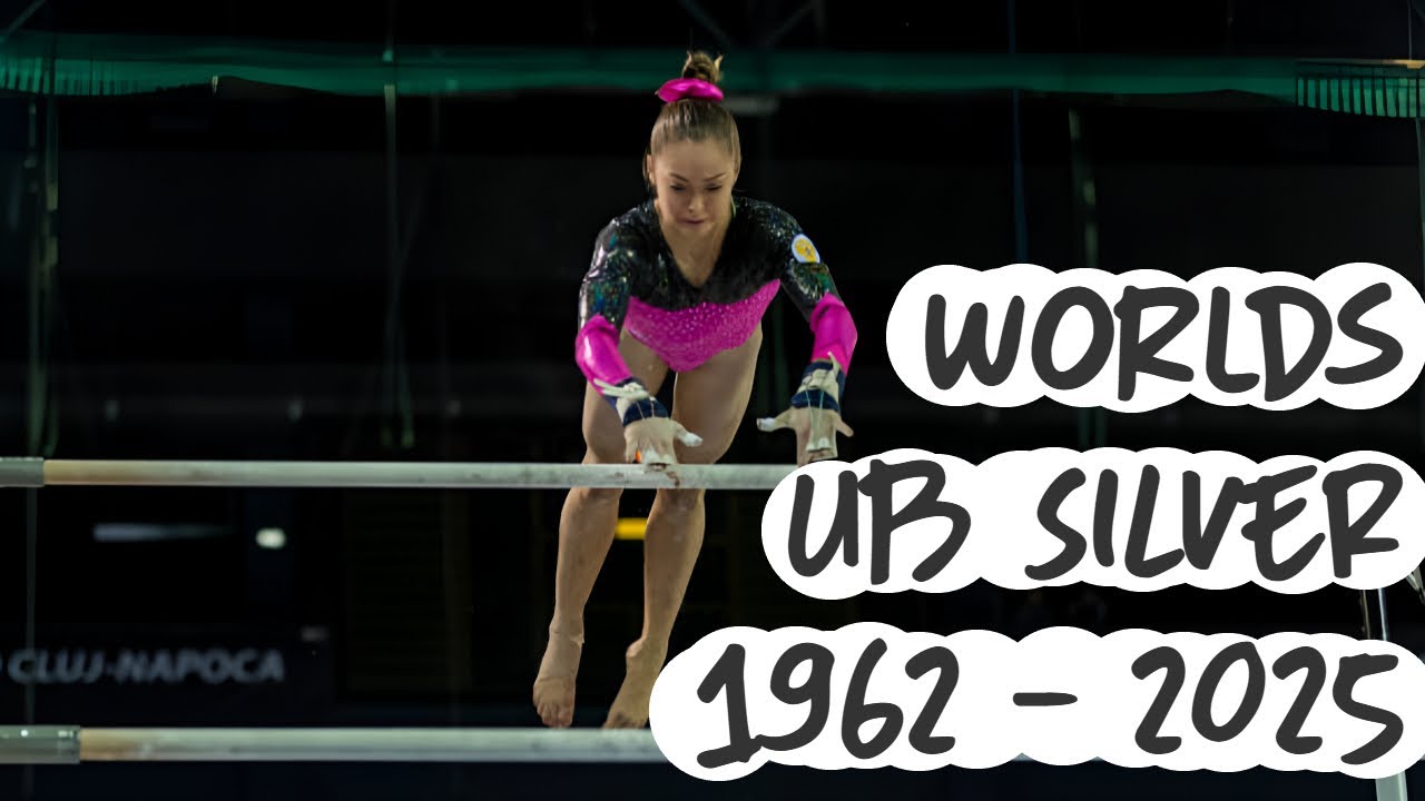 1962-2025 Uneven Bars Silver Medals - World Gymnastics Championships