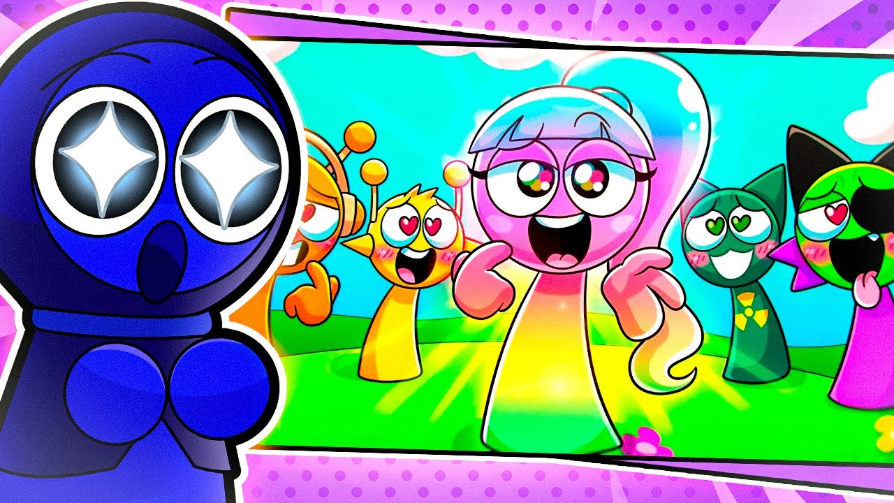Jevin REAGE a origem da NOVA Sprunki RAINBOW!