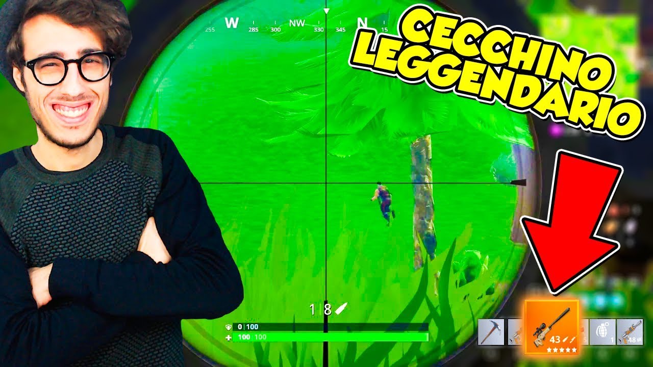 Fortnite ITA - PROVIAMO IL CECCHINO LEGGENDARIO!!