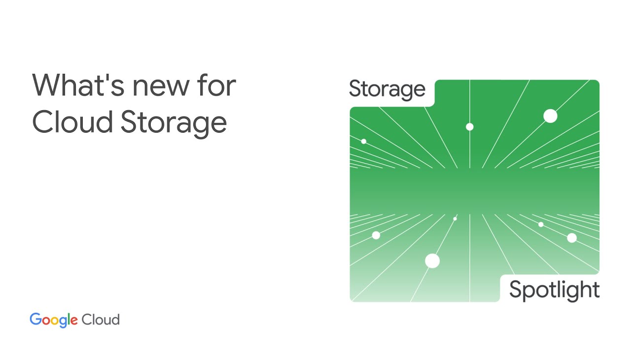Keynote: What's new with Google's Cloud Storage?