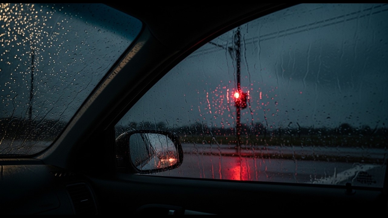 A Safe Space Inside a Car with Heavy Rain Pouring - Deep Sleep, Block Out Noise and Relaxation Audio