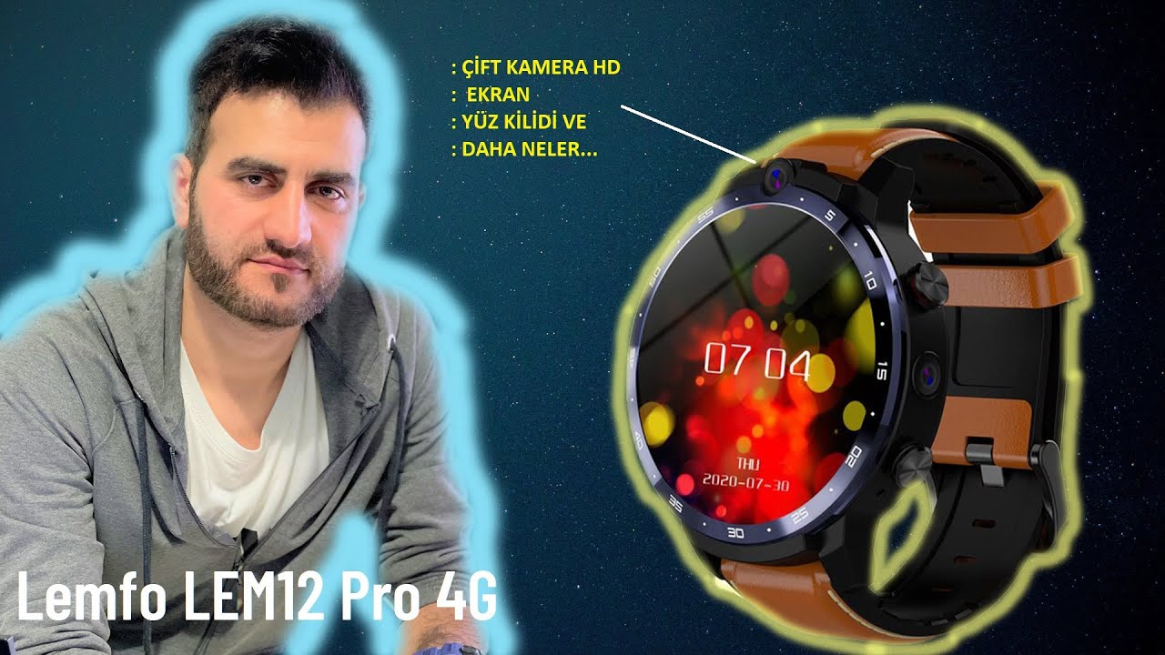 Lemfo LEM12 Pro 4G Akıllı Saat Kutu Açılımı Ve inceleme I LEmfo Lem12 Pro 4G Smart Watch Unboxing