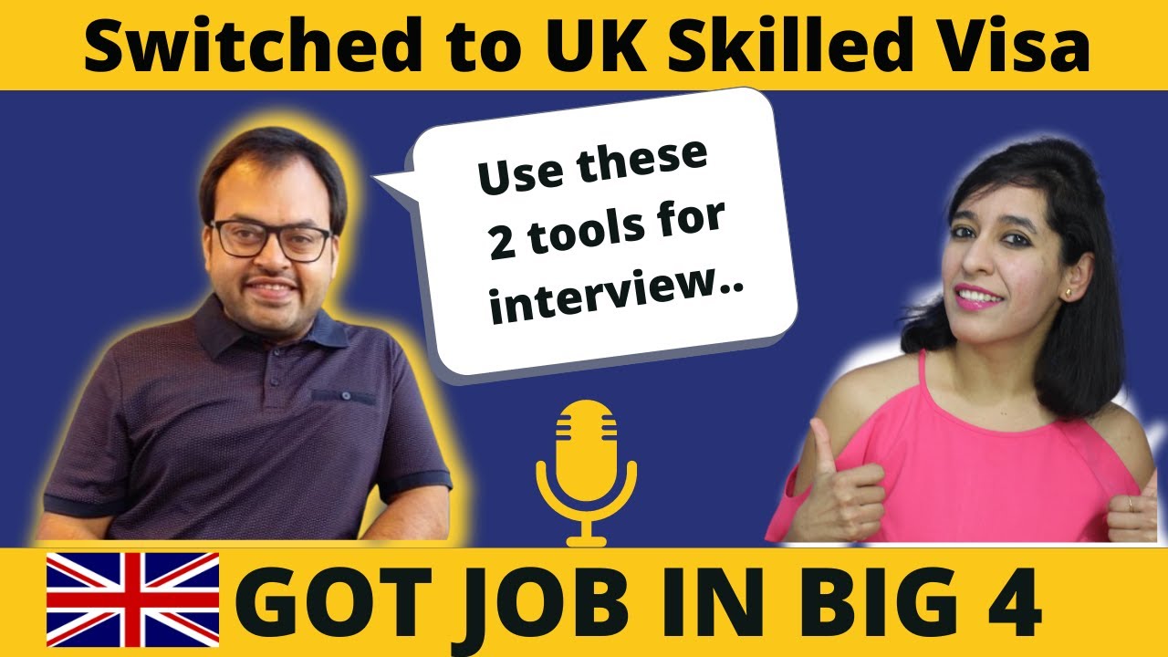 How he switched to Skilled visa within UK? How to get UK Skilled (Tier 2) work visa| Interview tips