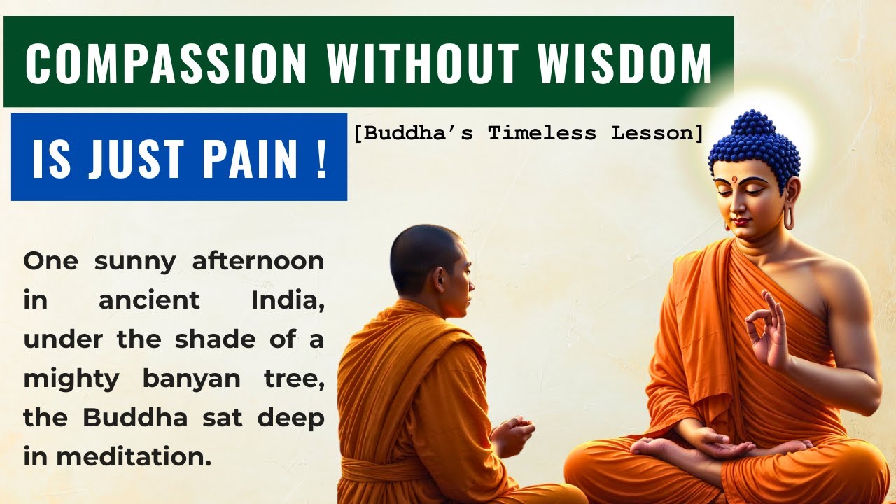 Compassion Without Wisdom is Just Pain: Buddha's Timeless Lesson