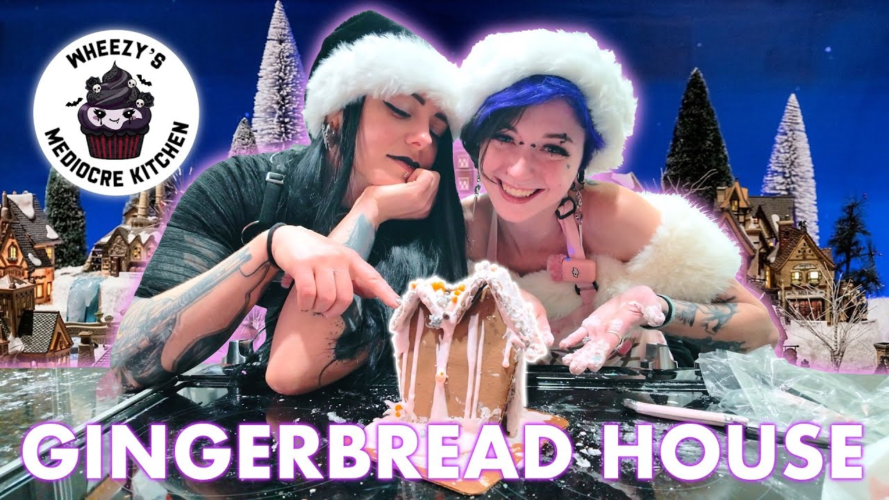 BUILD With Me & Grey: GINGERBREAD House! - *Holidays Special* - NotEasyBeinWheezy