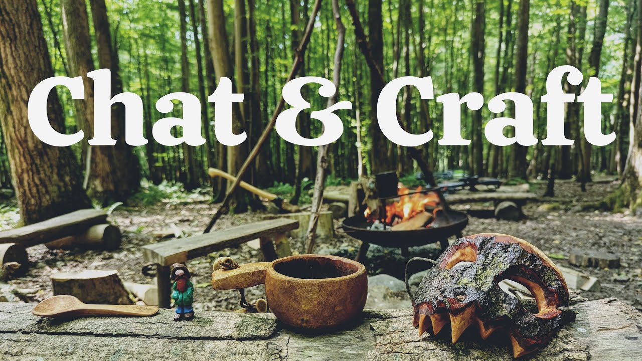 Woods Time: A Catch Up Chat, Craft Projects & Carving Ideas, Spooky Mask and Target Xbow