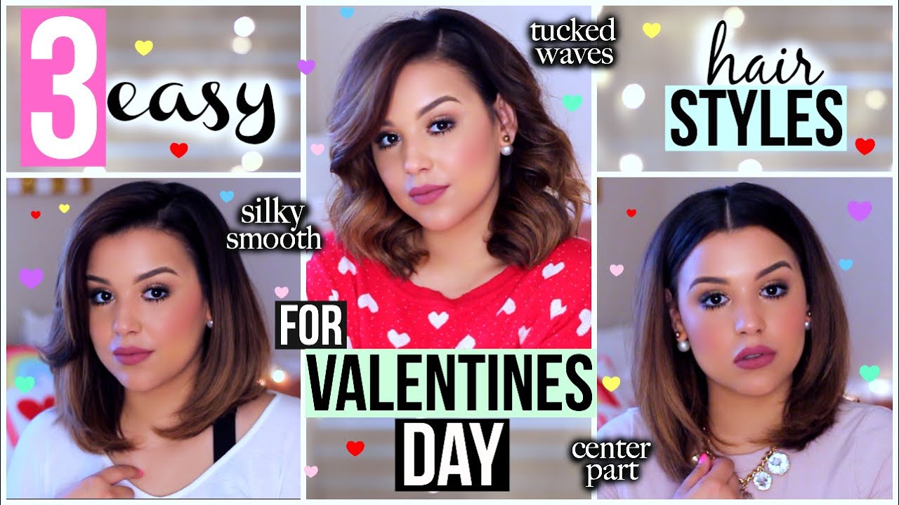3 Easy Hairstyles for Valentines Day + GIVEAWAY! 