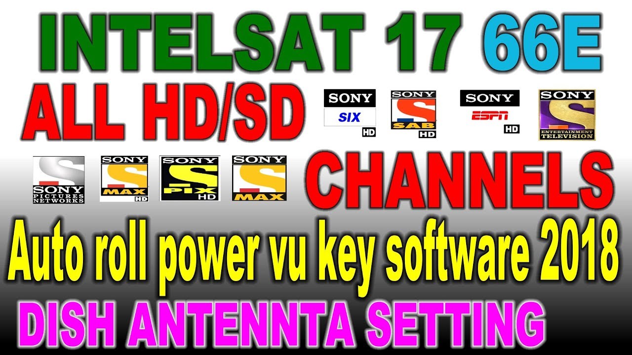 Intel 17 66E All HD, SD channels dish antenna setting
